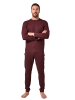 JP1880 Langer Schlafanzug in schokolade