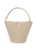 Florence Florence Handtasche Leder beige ca. 23cm
