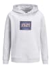 JACK & JONES Junior Kapuzenpullover in White Melange