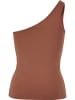 Urban Classics Urban Classics Damen Ladies Asymmetric Top in terracotta