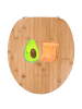 Mr. & Mrs. Panda klo deckel Avocado Toast ohne Spruch in Braun
