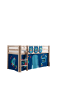 58 aufm Kessel KINDERBETT Karolina 210x114x106 Massivholz Natur Textilset Astro 3