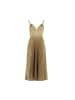 PRADA Gold Polyester Casual Kleid
