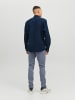 Jack & Jones Hemd Slim Fit mit Brusttasche JJEOXFORD in Navy