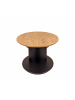 58 aufm Kessel COUCHTISCH höhenverstellbar Corly 95x47x65 Furnier Anthrazit/Wildeiche