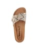 Tamaris Pantolette in BEIGE/SNAKE