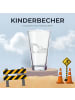 LUXENTU Kinderbecher Bagger 300 ml transparent in transparent