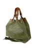 Florence Florence Handtasche, Umhängetasche Leder olivgrün ca. 31cm
