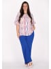 Joella Damen Plus Size Blouse in White Stripe