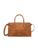 Carlo Colucci Schultertasche Fesler in Cognac