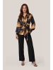Mart Visser Bluse mit harmonischem Muster, Schwarz/Gold