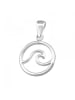 Alexander York Anhänger WAVE in 925 Sterling Silber in silberfarben