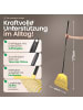 Novatool Novatool Laubbesen mit Teleskop-Stiel bis 152cm, 2 in 1 Kombigerät, La in Gelb
