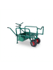 relaxdays Angelwagen-Transportwagen "2-Rad" in Grün - (B)145 x (H)65 x (T)55 cm