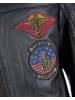 TOP GUN Lederjacke 31024850 in black/black