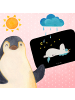 Mr. & Mrs. Panda Badematte Einhorn Sternenhimmel ohne Spruch in Schwarz