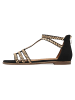 Tamaris Sandale in BLACK/GOLD