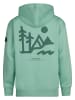 Petrol Industries Grafisches Hoodie Deschutes in Blau