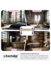 tectake 2er Set Wandregal Irvine 60 x 20 x 33,5 cm, Industrial Holz hell, Eiche Sonoma