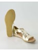 Terry Sandalen in Gold