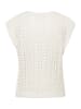 Cream Strickweste CRTilda Straight fit in Snow White