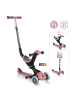 GLOBBER GO-UP DELUXE LIGHTS in rosa, mit Leuchtrollen