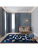 KADIMA DESIGN Teppich Kinder Flachgewebe Weltraum rutschfest Kinderzimmer