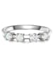 Glanzstücke München Ring aus Sterling Silber mit Zirkonia und Opal in silber