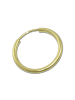 GoldDream Echtgold, 333er Gelbgold Damen Creolen Simply Ohrring ca. 20mm