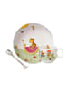 Villeroy & Boch 3er Set Kindergeschirr Hungry as a Bear in bunt