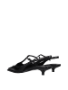 Miu Miu Schwarz Leder Mittel Absatz Pumps