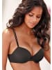 LASCANA Push-up-BH in schwarz