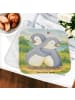 Mr. & Mrs. Panda 2er Set Topflappen  Pinguine Kuscheln Design oh... in Weiß
