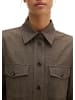 Marc O'Polo Glencheck-Overshirt regular in Dark Brown
