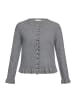 CARTOON Cardigan mit Rüschen in Grau
