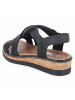 rieker Sandalette in schwarz