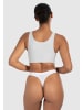 SMILODOX Plunge Bralette Nysa in Weiß