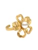 faina Women Adjustable Open Ring in Gold