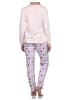 NORMANN Schlafanzug langarm Pyjama - 78595 in rosa