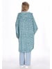 Schmuddelwedda Women Coat in aqua navy leo