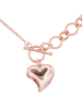 Steel_Art modische Halskette Damen Decent rose goldfarben in rosegoldfarben