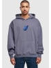 Mister Tee Mister Tee Unisex Le Papillon Heavy Oversize Hoody in vintageblue