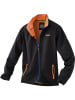 Uncle Sam Softshelljacke in schwarz/marine/orange