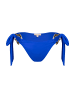 Moda Minx Bikinihose Irregular Hoop Tie in Azure Blue