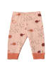 Joha Leggings Merinowolle/Bio-Baumwolle in peach aop