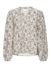 ICHI Langarm-Bluse IXHARPER Regular fit in Meteorite Flower Print