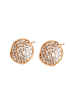 faina Women Stud Earrings in Rose Gold
