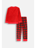 Coccodrillo Pyjama Xmas in rot