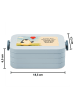 Mr. & Mrs. Panda Lunchbox Pinguin Luftballon Design mit Spruch in Blau Pastell
