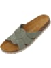 Palado Pantoletten Torna Premium Leather in Salbei
